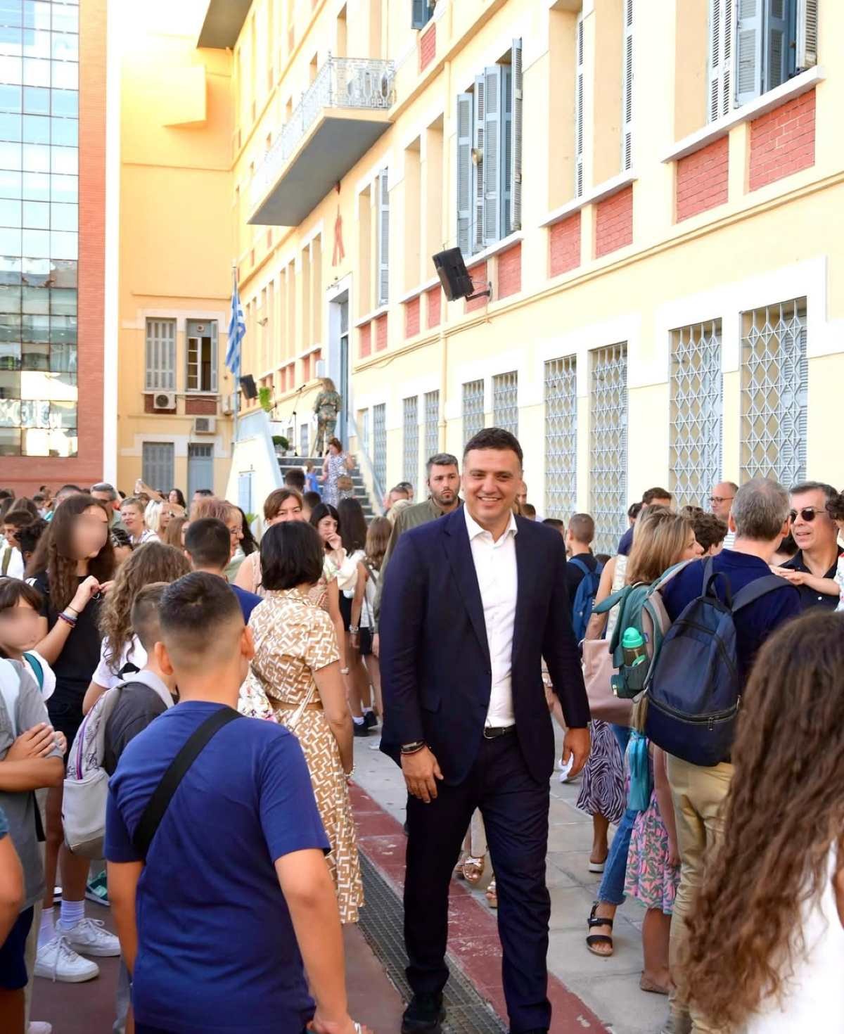 Ο Βασίλειος Κικίλιας στον αγιασμό