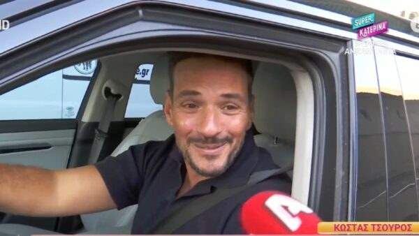 Ο Κώστας Τσουρός στην κάμερα του Happy Day