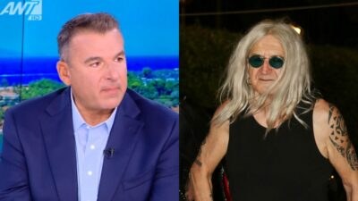 Ο Νίκος Καρβέλας και ο Γιώργος Λιάγκας