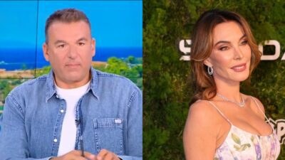 Ο Γιώργος Λιάγκας και η Τατιάνα Στεφανίδου