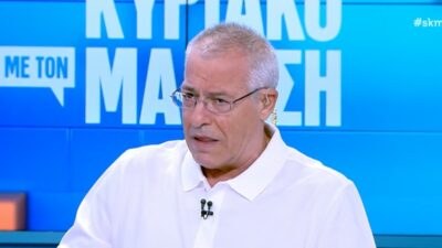 Ο Νίκος Μάνεσς στην πρεμιέρα του στον Alpha