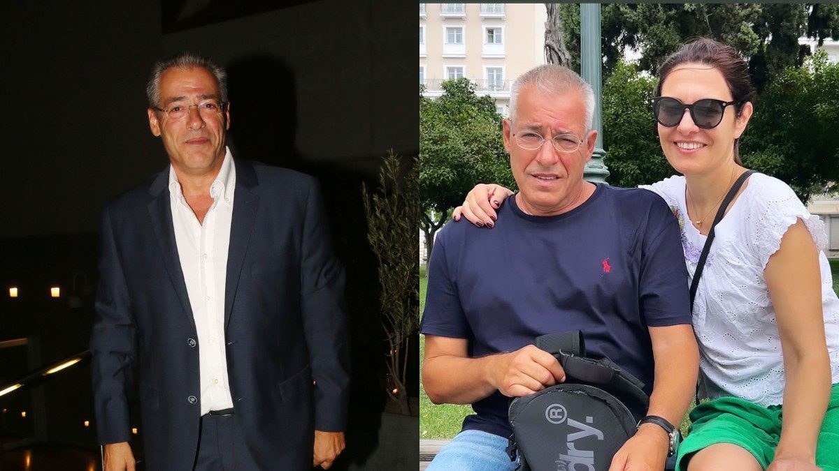 Ο Νίκος Μάνεσης με τη Φαίη Μαυραγάνη