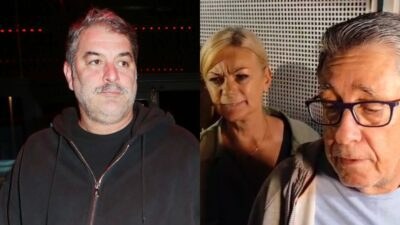 Ο Βασίλης Μπισμπίκης και κάτοικοι της Φιλοθέης