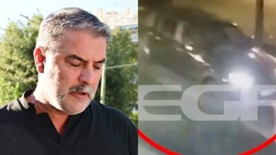 Ο Βασίλης Μπισμπίκης και το αυτοκίνητό του