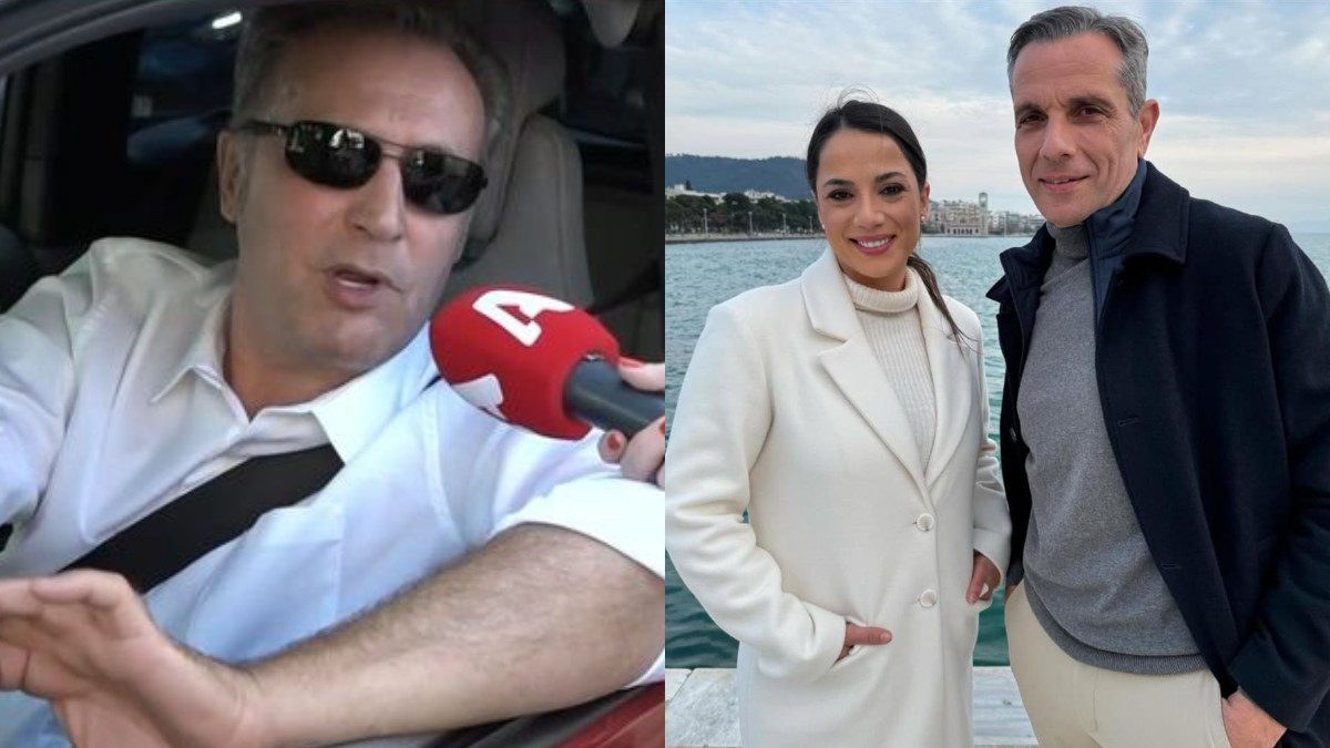 Ο Δημήτρης Οικονόμου, η Ευλαμπία Ρέβη και ο Γιώργος Κουρδής