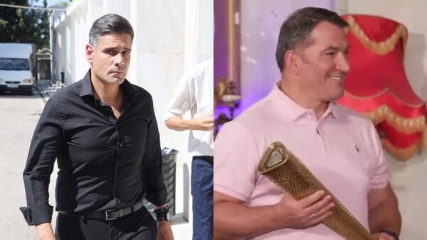 Ο Δημήτρης Ουγγαρέζος και ο Πύρρος Δήμας