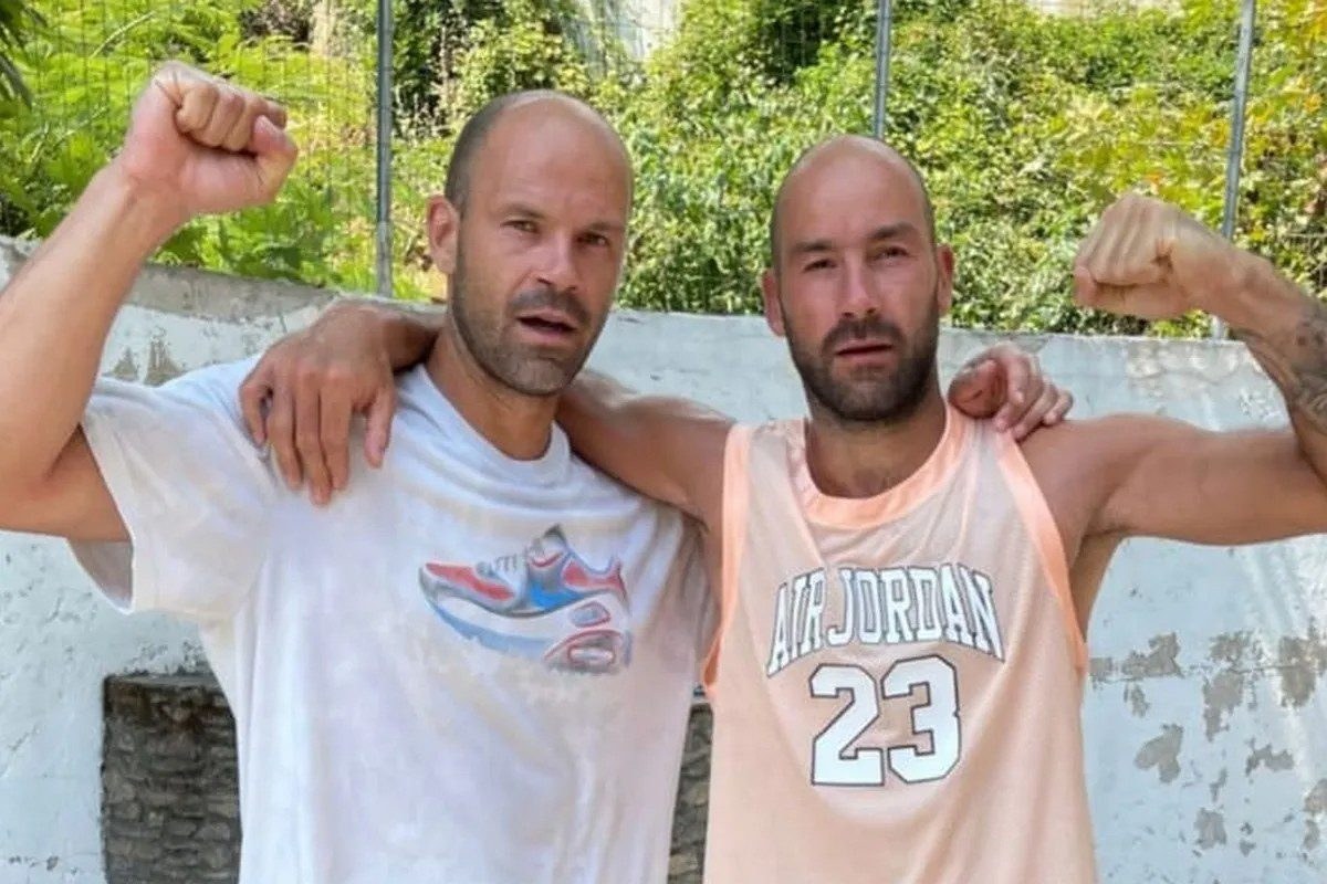 Ο Βασίλης Σπανούλης με τον αδερφό του
