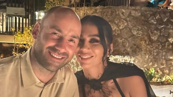 Ο Βασίλης Σπανούλης και η Ολυμπία Χοψονίδου