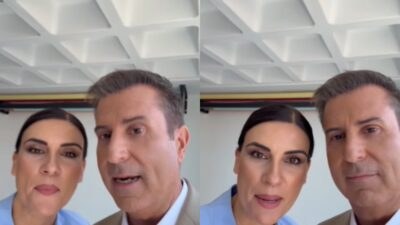 Ο Παναγιώτης Στάθης και η Άννα Λιβαθυνού