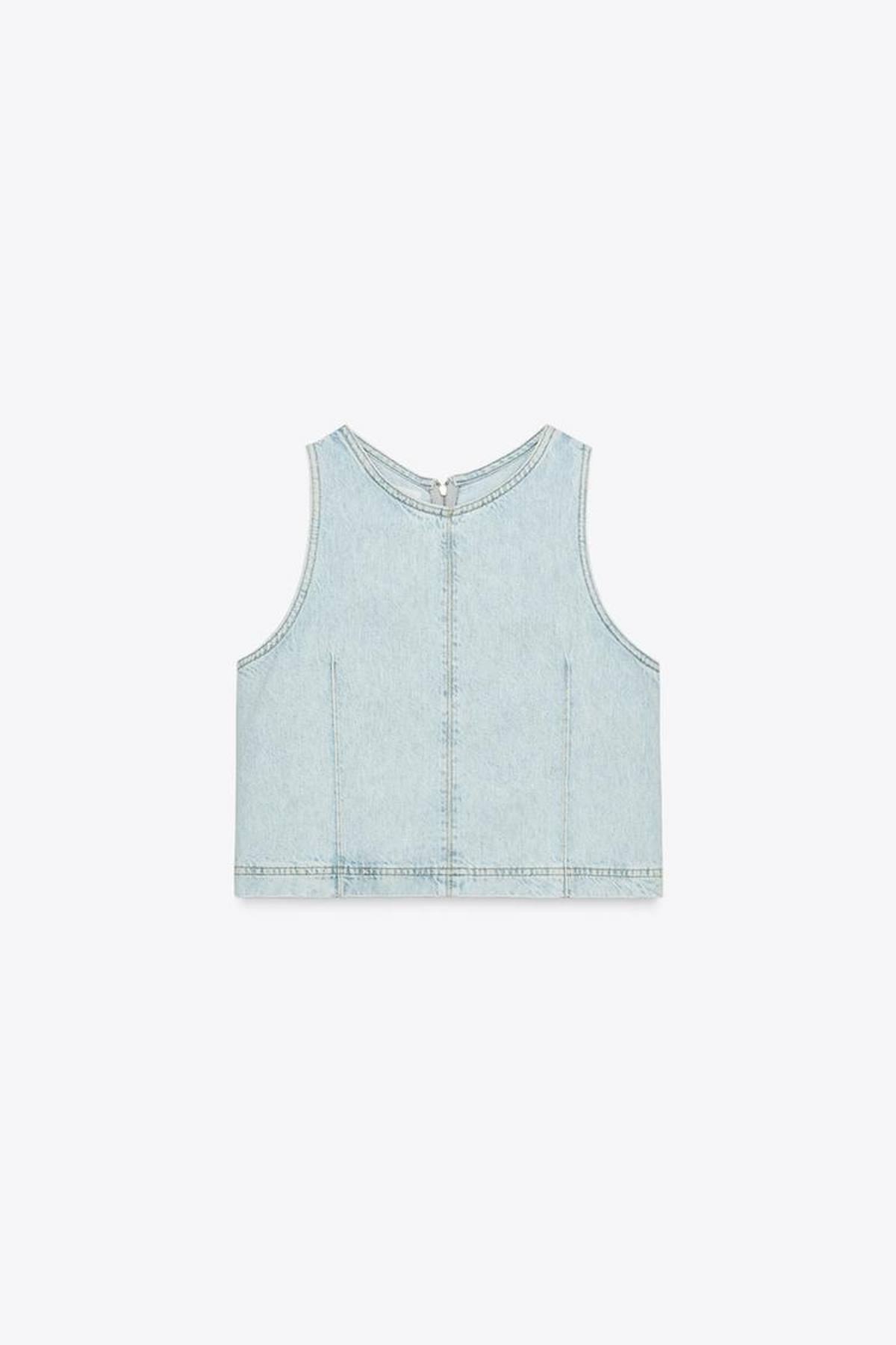 crop top zara