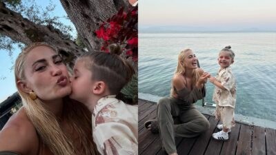 Η Ιωάννα Τούνη και ο μικρός Πάρης