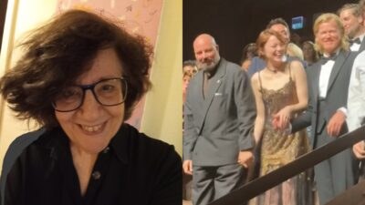 Η Μάρω Βαμβουνάκη και ο Γιώργος Λάνθιμος