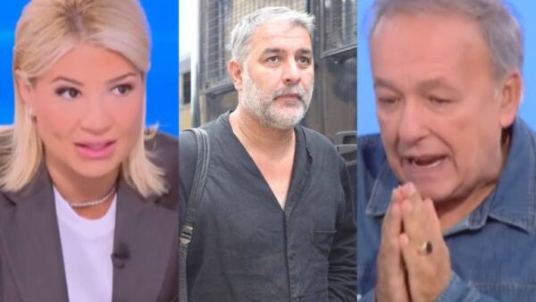 Η Φαίη Σκορδά, ο Βασίλης Μπισμπίκης και ο Δημήτρης Ουγγαρέζος