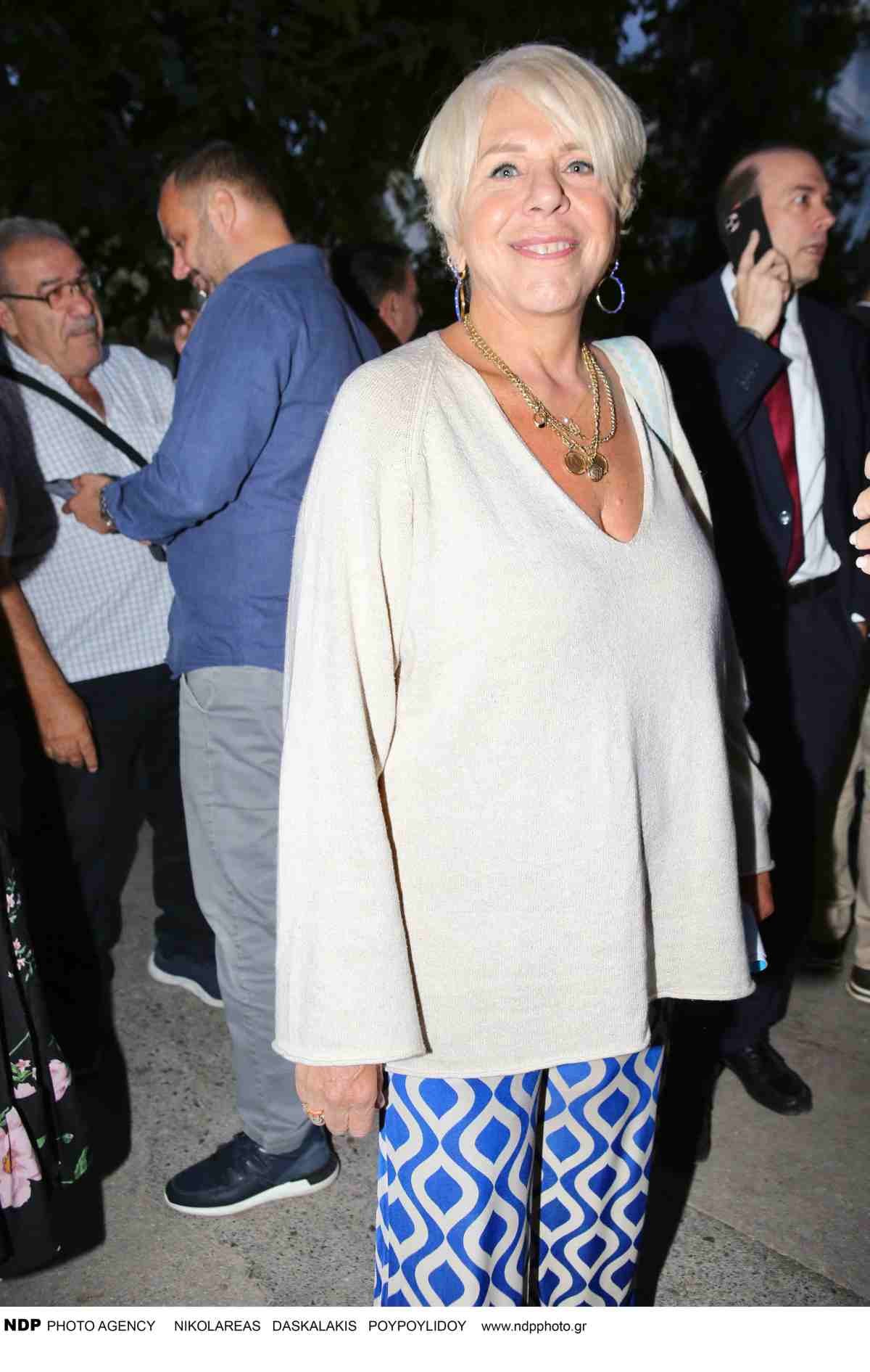 Η Φρόσω Ράλλη σε δημόσια εμφάνισή της