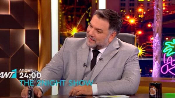 Ο Γρηγόρης Αρναούτογλου στο The 2night show
