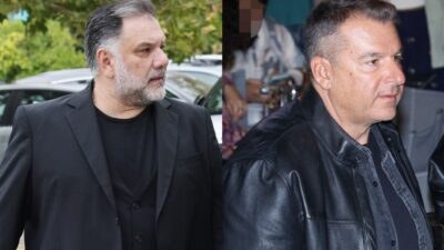 Ο Γρηγόρης Αρναούτογλου και ο Γιώργος Λιάγκας
