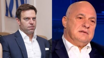 Ο Στέφανος Κασσελάκης και ο Αχιλλέας Μπέος