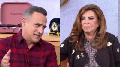 Ο Κρατερός Κατσούλης και η Μιμή Ντενίση