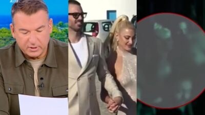 Ο Γιώργος Λιάγκας, η Ιωάννα Τούνη και ο σύντροφός της