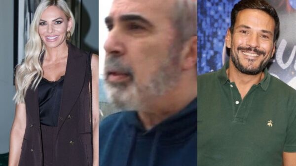Η Ιωάννα Μαλέσκου, ο Βαγγέλης Περρής, και ο Κώστας Τσουρός