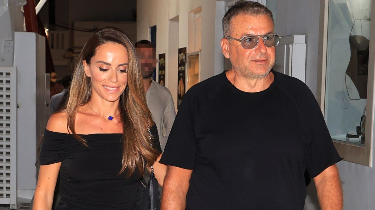Η Μαρία Αντωνά και ο Γιώργος Λιάγκας στη Μύκονο