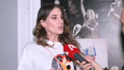 Η Παυλίνα Βουλγαράκη στην κάμερα του Happy Day