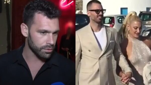 Ο Στάθης Σχίζας και η Ιωάννα Τούνη με τον νέο της σύντροφο