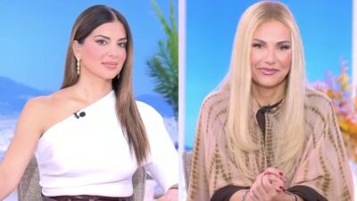 Η Σταματίνα Τσιμτσιλή και η Τίνα Μεσσαροπούλου