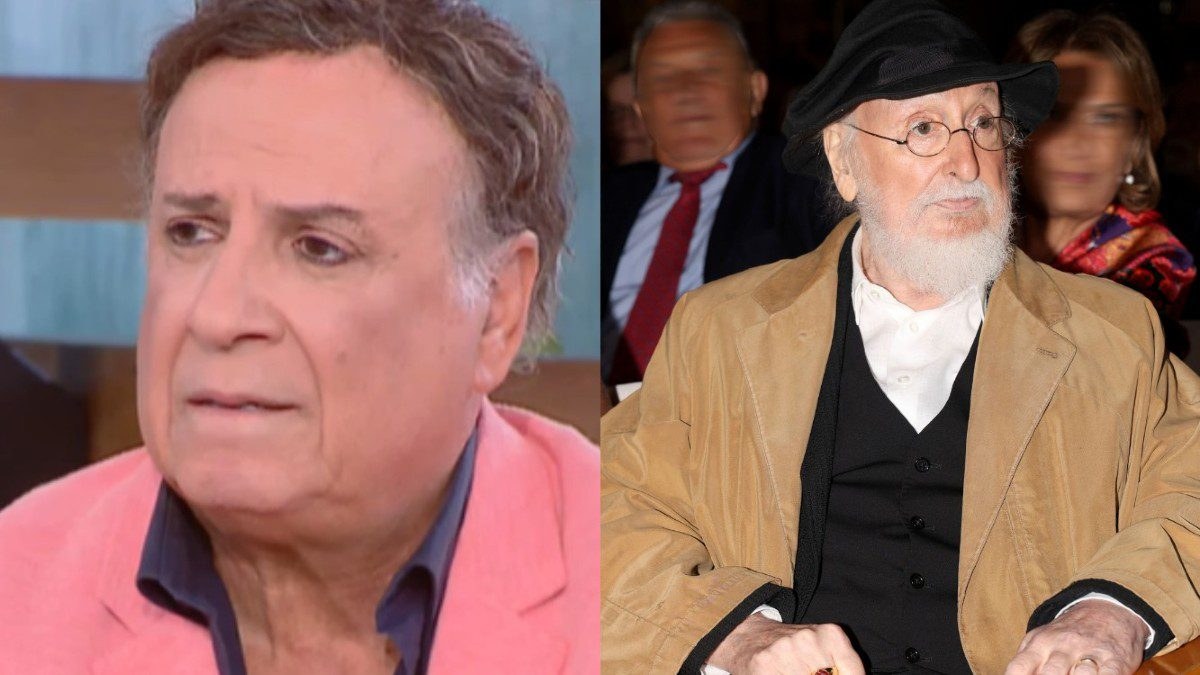 Ο Χάρης Ρώμας και ο Διονύσης Σαββόπουλος