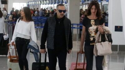 Ο Νότης Σφακιανάκης με τη σύζυγό του, Κίλι