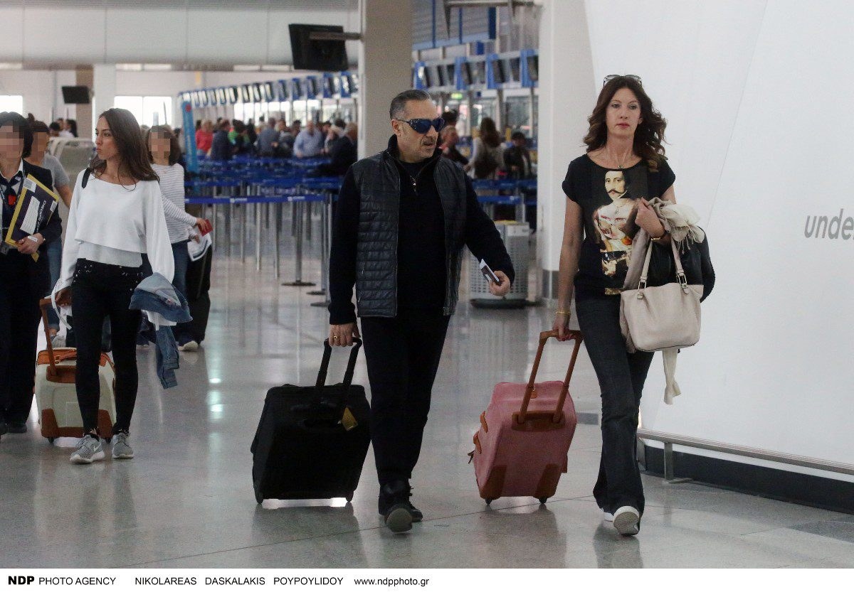 Ο Νότης Σφακιανάκης με τη σύζυγό του, Κίλι