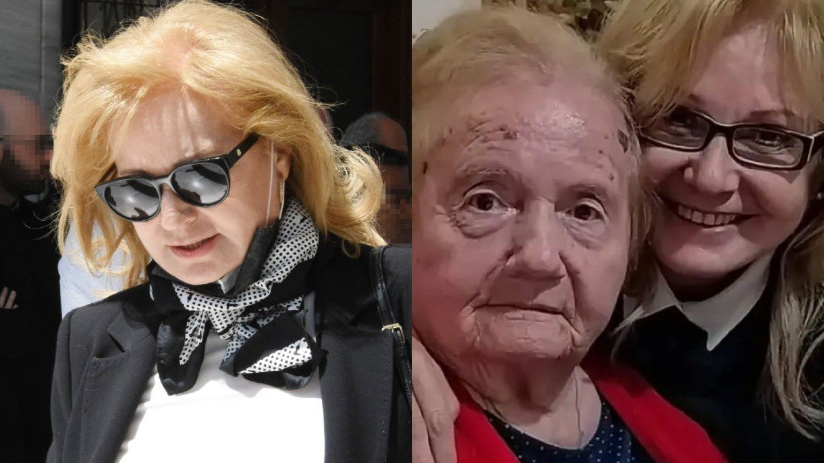 Η Αγγελική Νικολούλη με την μητέρα της