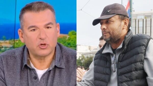 Ο Γιώργος Λιάγκας και ο Πάνος Ρούτσι
