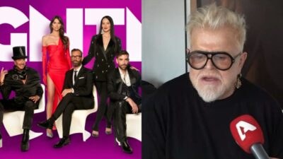 Η ομάδα του GNTM και ο Νίκος Αποστολόπουλος