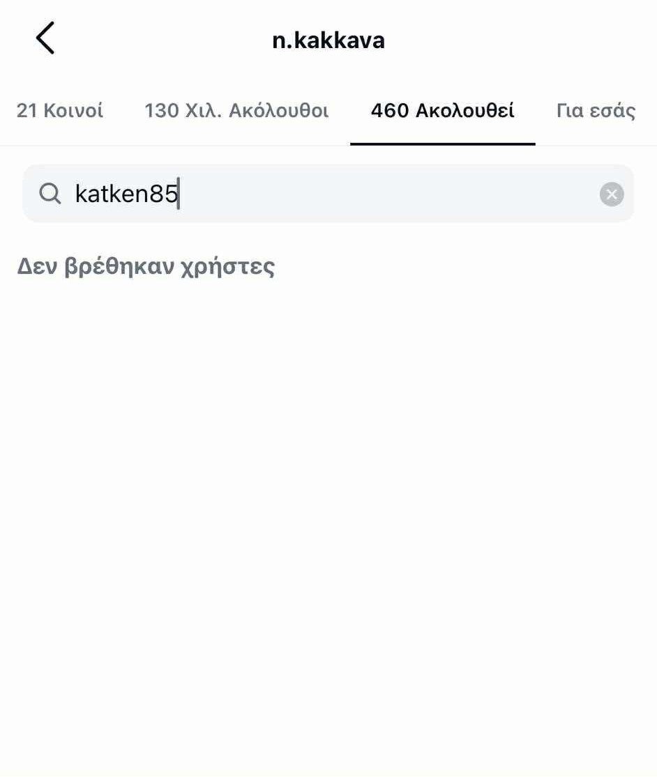 Κάκκαβα Instagram