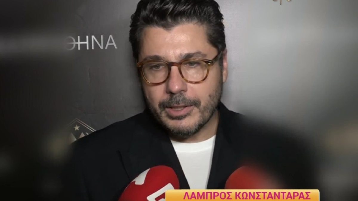 Ο Λάμπρος Κωνσταντάρας