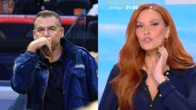 Ο Γιώργος Λιάγκας και η Σίσσυ Χρηστίδου