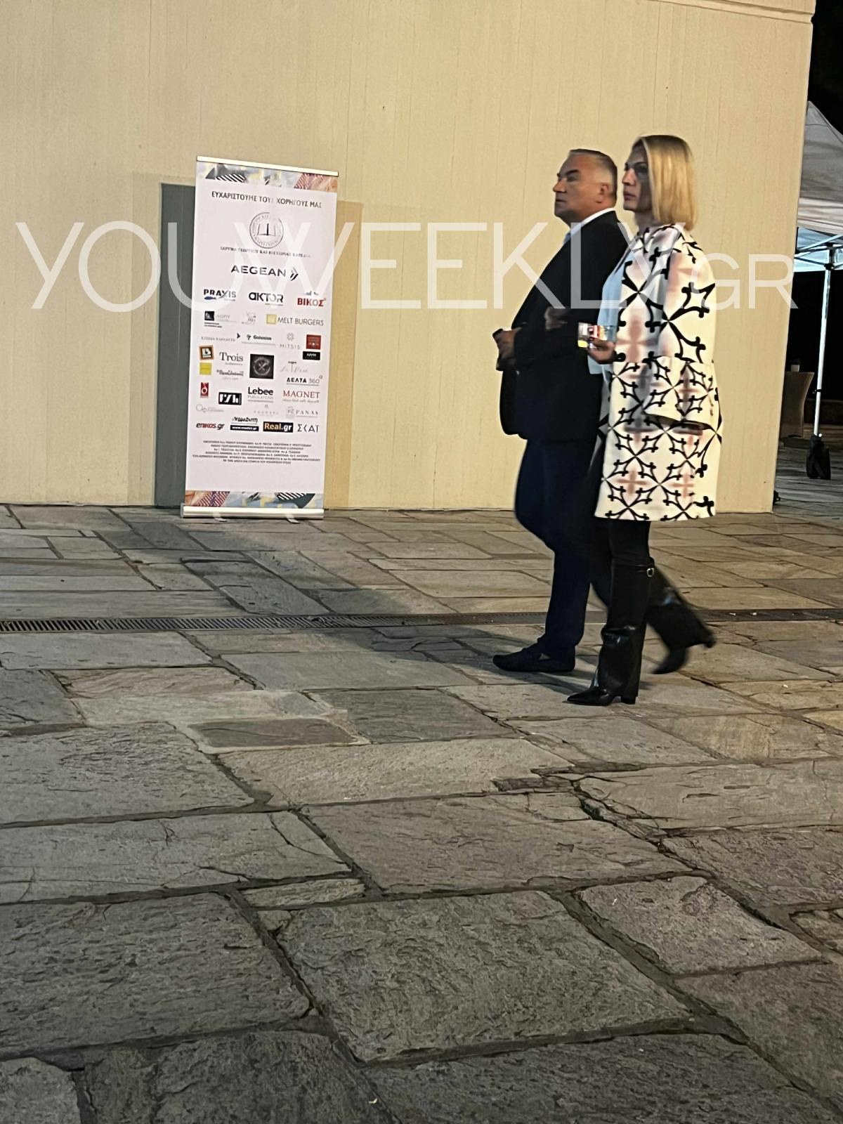 Ο Γιάννης Ντσούνος και η σύζυγός του