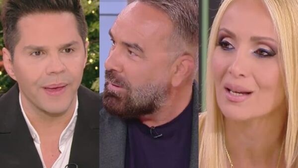 Ο Γιώργος Τσαλίκης, ο Γρηγόρης Γκουντάρας, και η Ναταλί Κάκκαβα