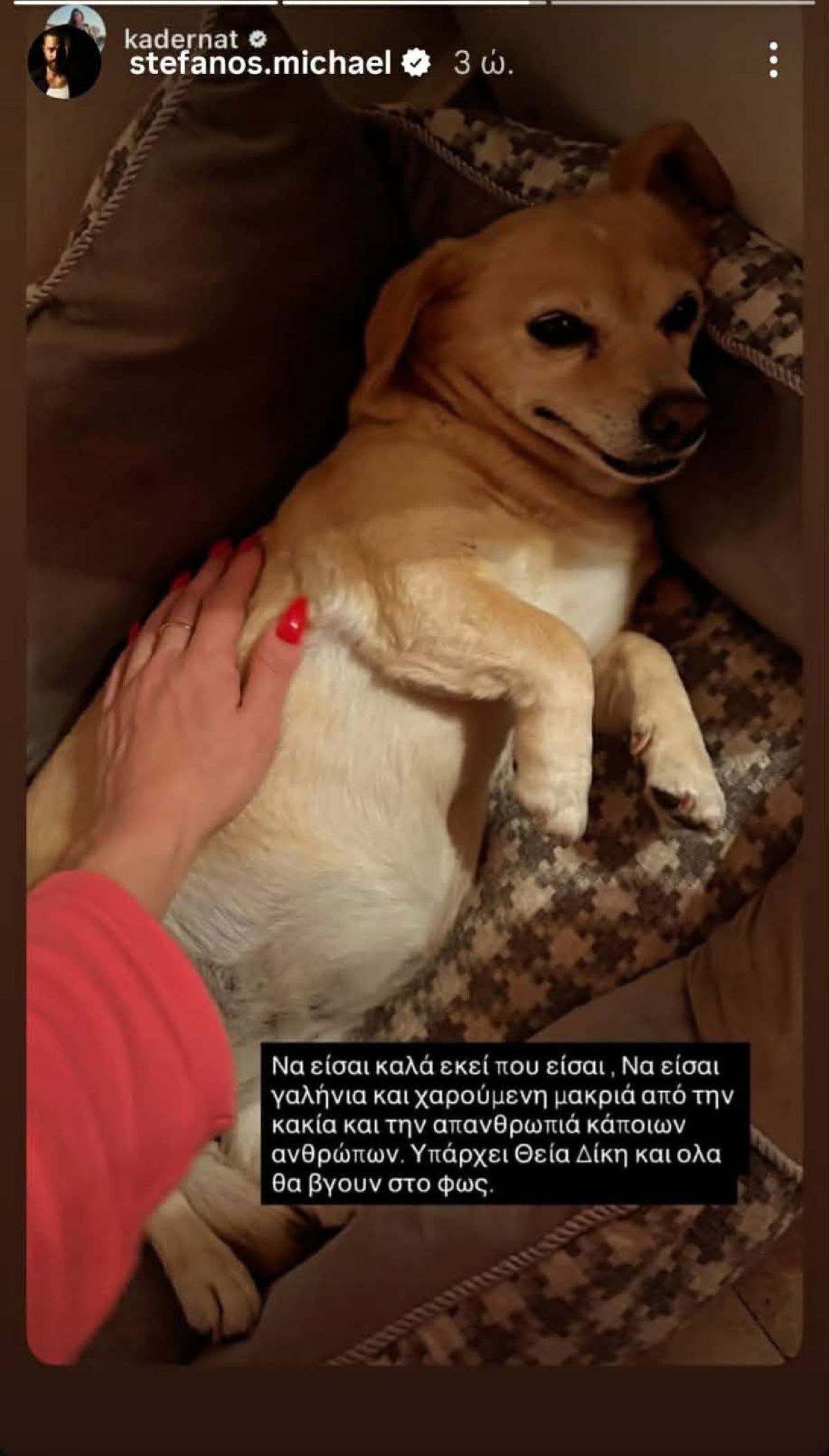 Το story που έκανε ο Στέφανος Μιχαήλ και η Νάταλι Κάτερ