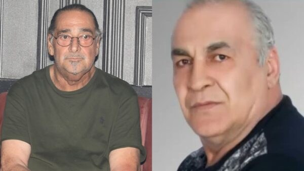 Ο Βασίλης Καρράς με τον αδερφό του