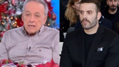 Ο Ανδρέας Μικρούτσικος και ο Νίκος Παππάς
