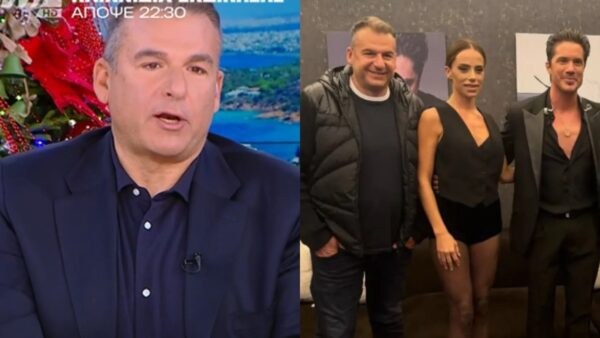 Ο Γιώργος Λιάγκας σχολιάζει τη φωτογραφία με την Μαρία Αντωνά