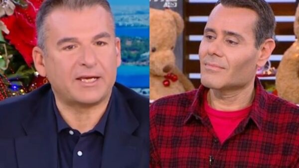 Ο Γιώργος Λιάγκας και ο Νίκος Γεωργιάδης