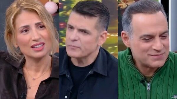 Η Μαρία Ηλιάκη, ο Χρίστος Αντωνιάδης και ο Κρατερός Κατσούλης