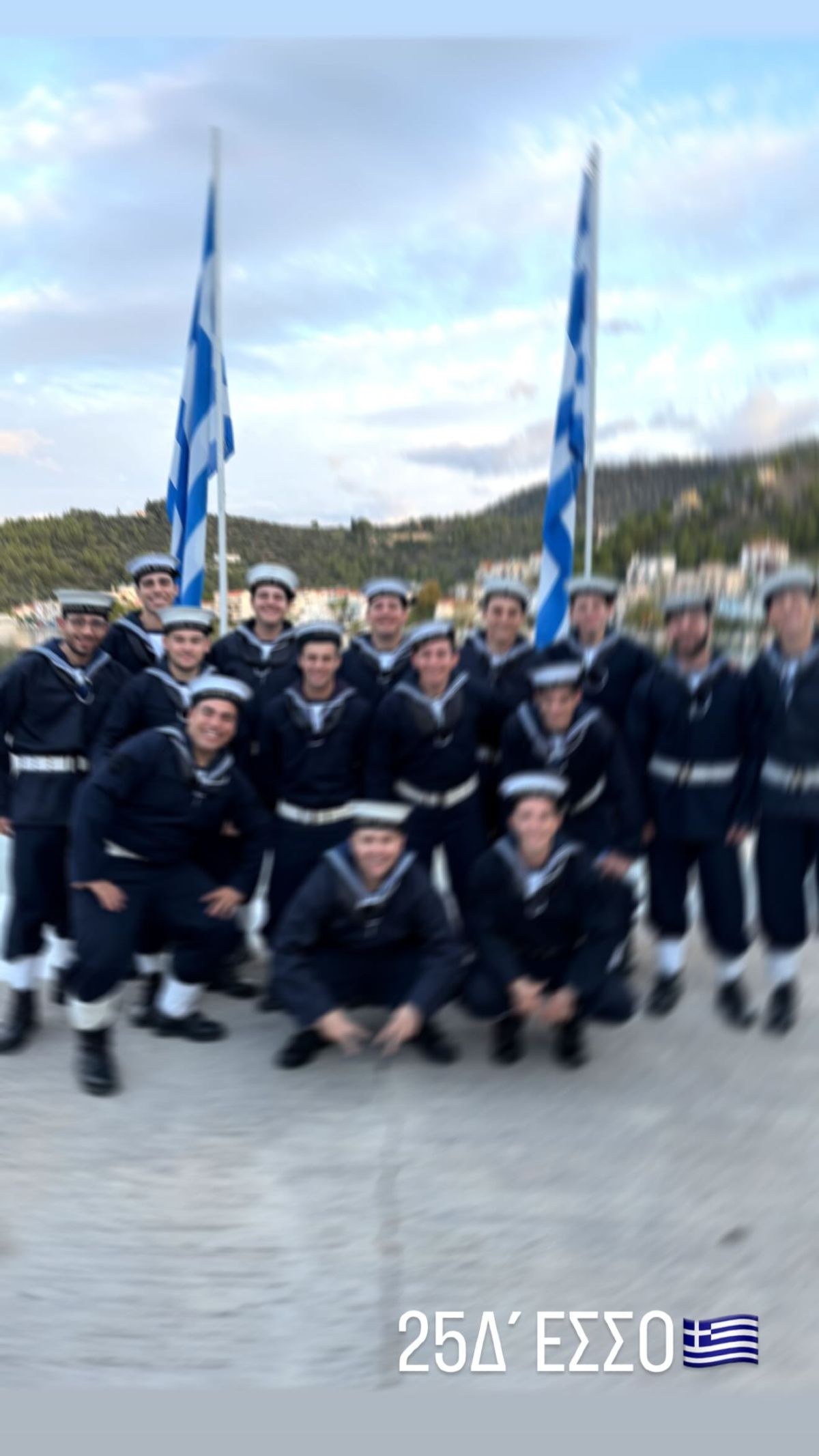 Ο Άγγελος Λάτσιος στο ναυτικό