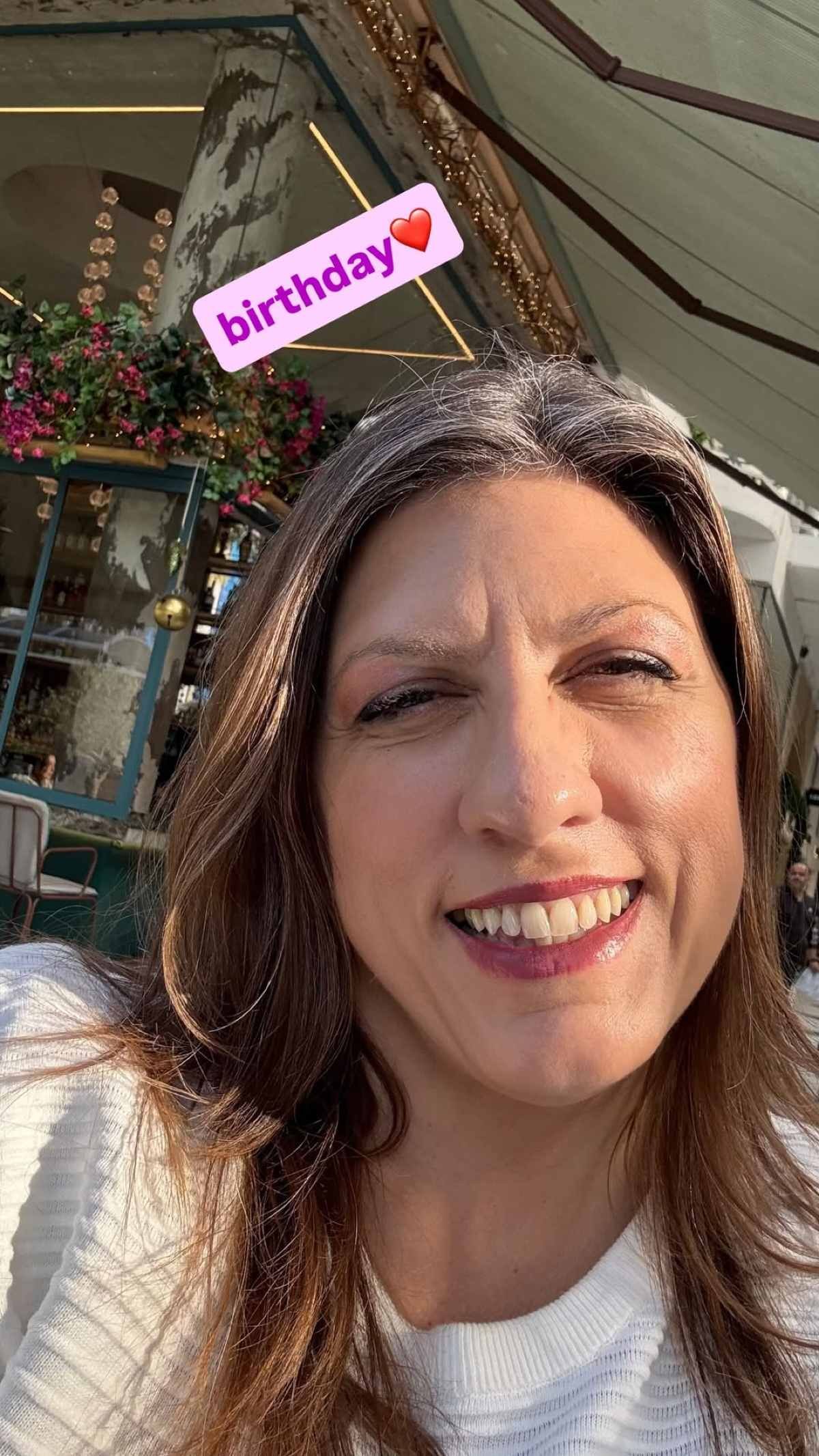 Η Ζωή Κωνσταντοπούλου στο Instagram