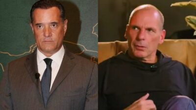 Ο Άδωνις Γεωργιάδης και ο Γιάννης Βαρουφάκης