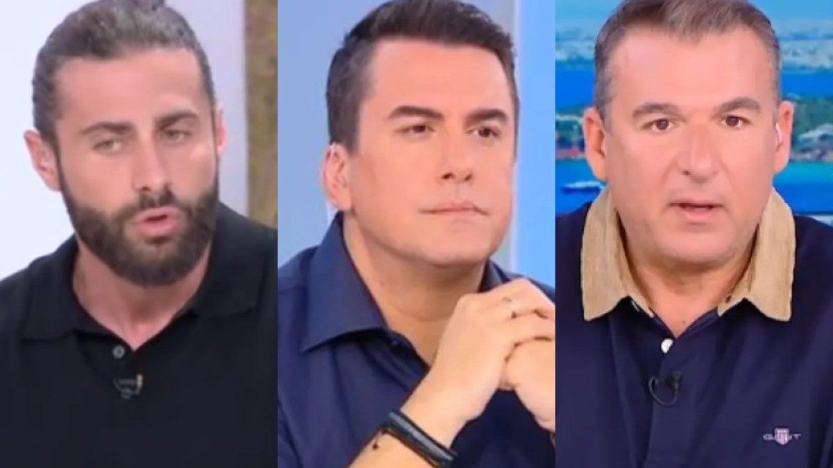 Ο Κωνσταντίνος Βασάλος, ο Πάνος Κστσαρίδης και ο Γιώργος Λιάγκας