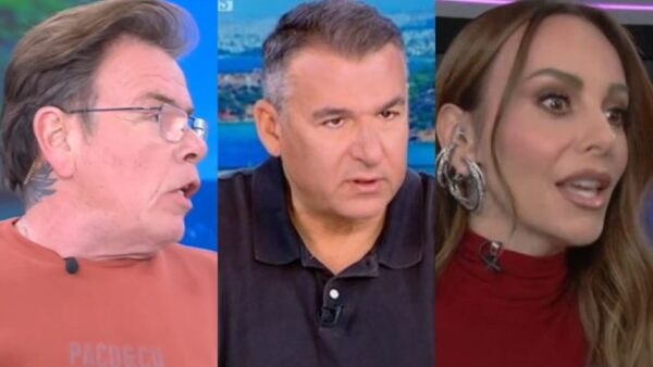 Ο Δημήτρης Παπανώτας, ο Γιώργος Λιάγκας και η Μπέττυ Μαγγίρα